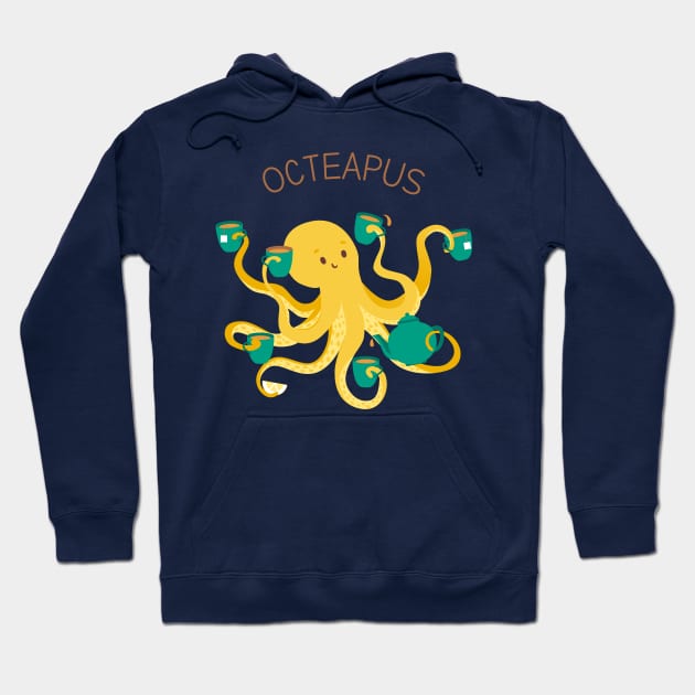 Oc-tea-pus! The Greatest Tea Lover Hoodie by Happy Lime